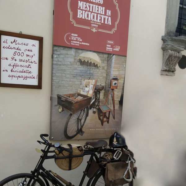 museo dei mestieri in bicicletta a gubbio